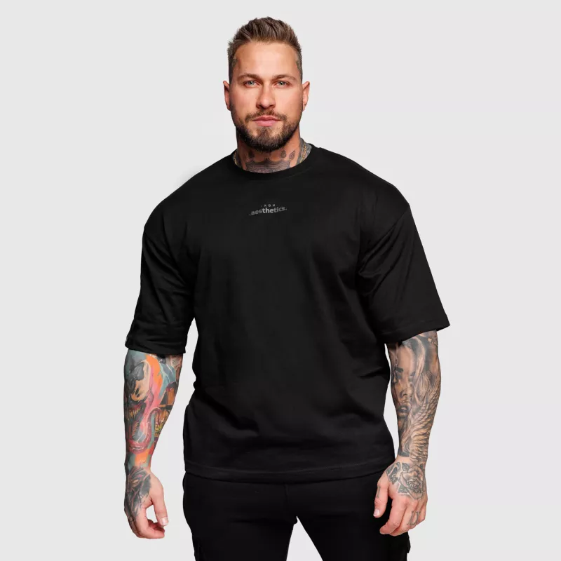 Tricou oversize Iron Aesthetics Major, negru-4