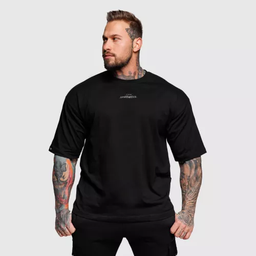 Tricou oversize Major, negru