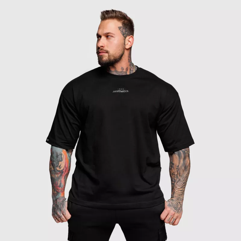 Tricou oversize Iron Aesthetics Major, negru-1