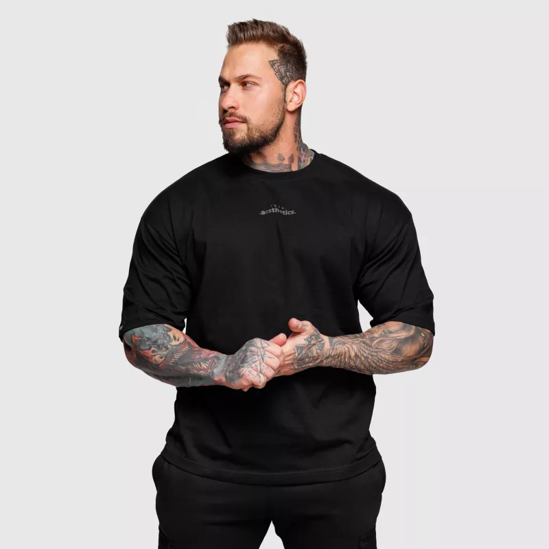Tricou oversize Iron Aesthetics Major, negru-2