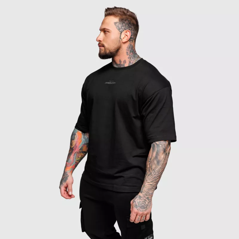 Tricou oversize Iron Aesthetics Major, negru-5