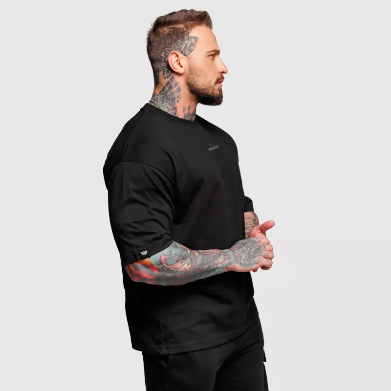 Tricou oversize Iron Aesthetics Major, negru-6