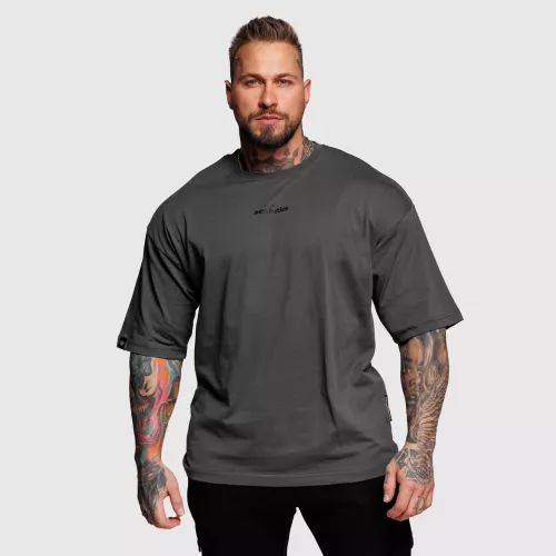 Tricou oversize Major, gri