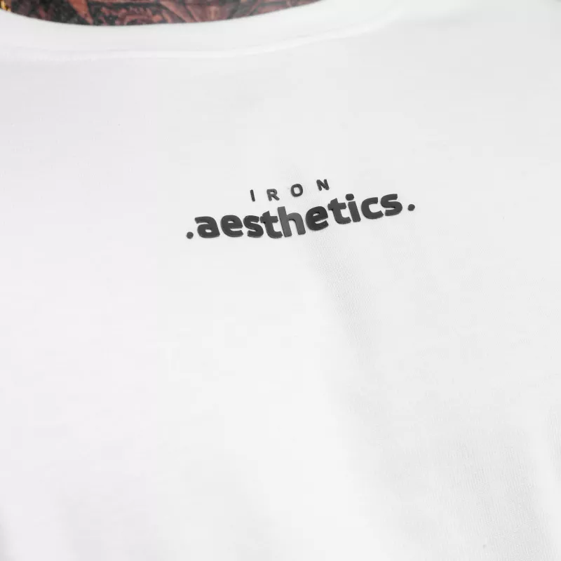 Tricou oversize Iron Aesthetics Major, alb-2
