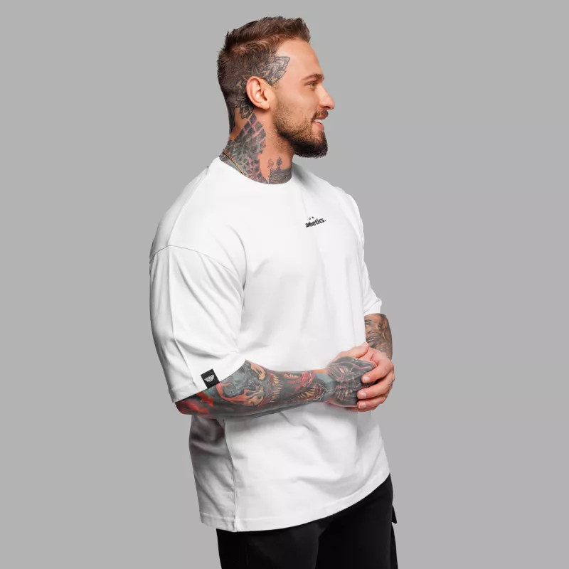 Tricou oversize Iron Aesthetics Major, alb-6
