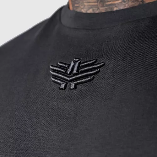 Tricou Oversized 3D, gri