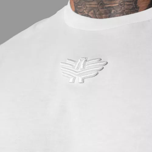 Tricou Oversized 3D, alb