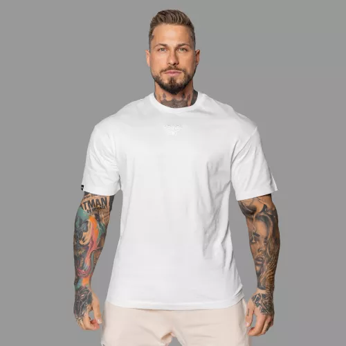 Tricou Oversized 3D, alb