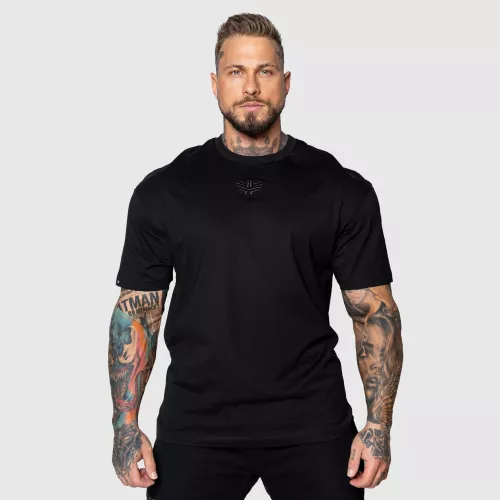 Tricou Oversized 3D, negru