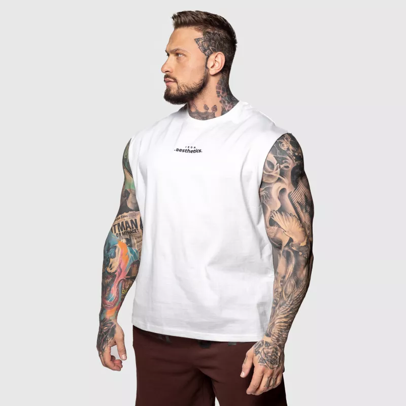 Maiou Iron Aesthetics Muscle Tee, alb-3