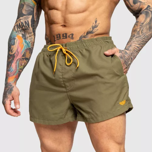 Șorturi baie bărbați Iron Aesthetics Beach Mode, verzi