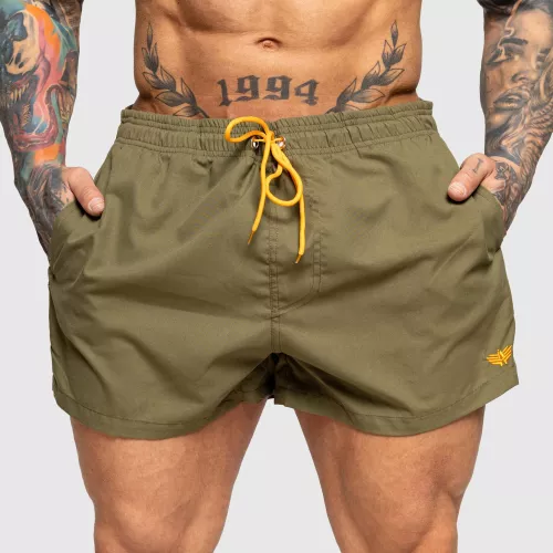 Șorturi baie bărbați Iron Aesthetics Beach Mode, verzi