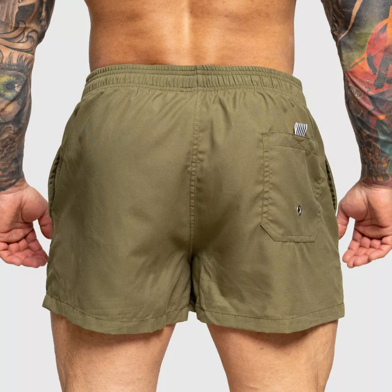 Șorturi baie bărbați Iron Aesthetics Beach Mode, verzi-5