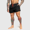 Șorturi baie pentru bărbați Iron Aesthetics Beach Mode, negre