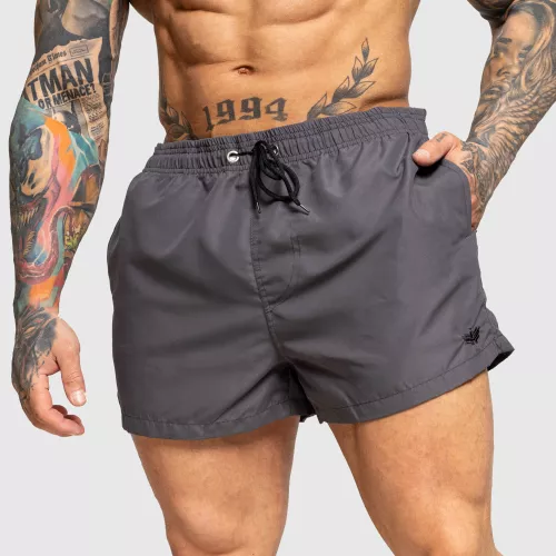 Șorturi baie bărbați Iron Aesthetics Beach Mode, gri