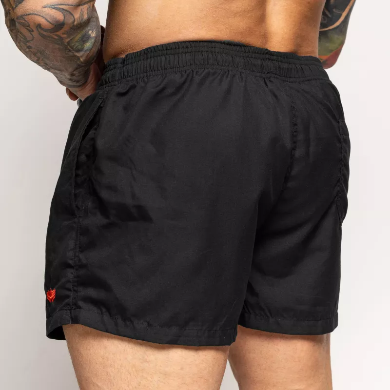 Șorturi baie pentru bărbați Iron Aesthetics Beach Mode, negre-6