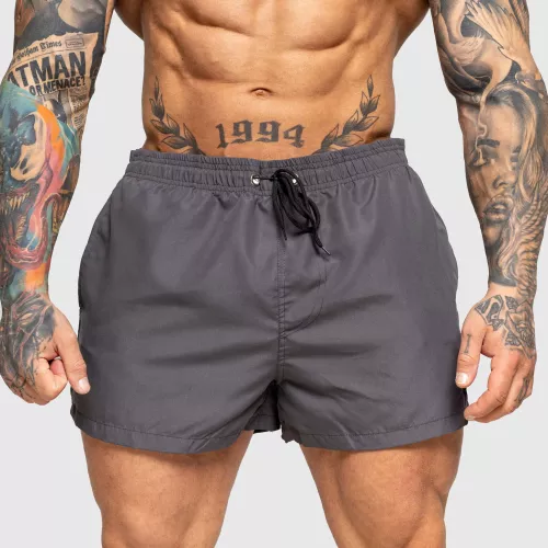 Șorturi baie bărbați Iron Aesthetics Beach Mode, gri