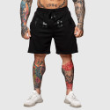 Pantaloni scurți de trening Iron Aesthetics College, negri
