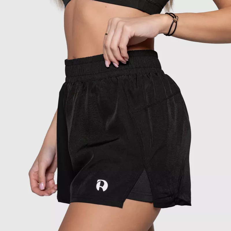 Șorturi damă Aesthetics Athletic 2in1, negru-4