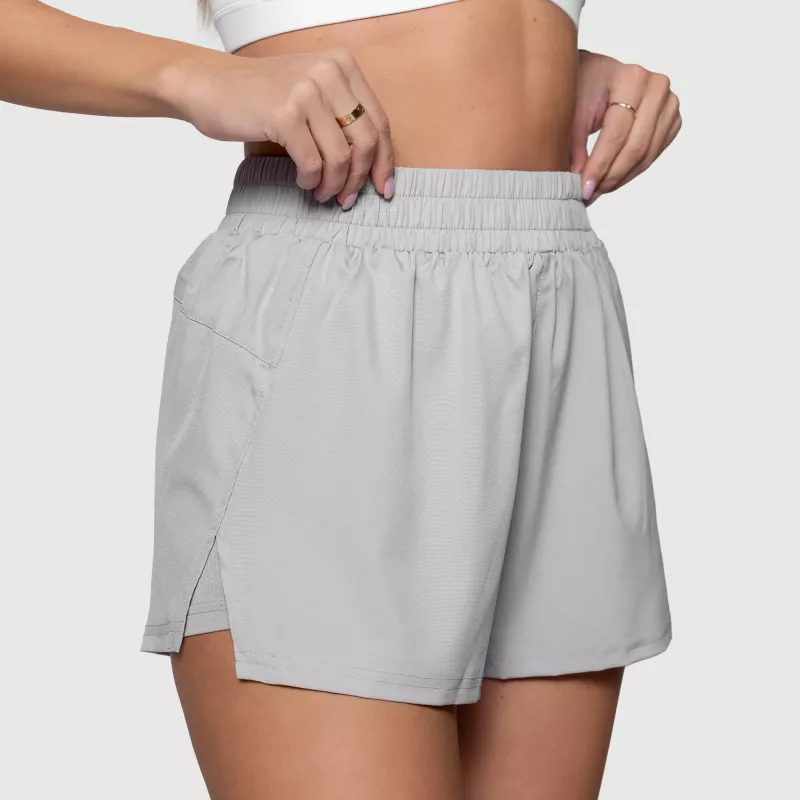 Șorturi damă Iron Aesthetics Athletic 2in1, gri-7