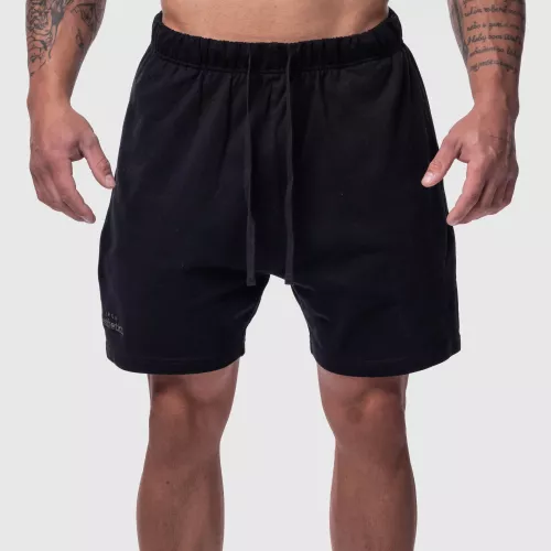 Șorturi din bumbac bărbați Iron Aesthetics Ambition, negre