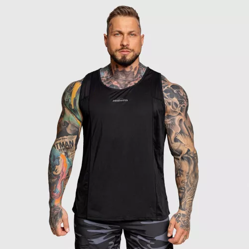 Maiou funcțional bărbați Iron Aesthetics Camo Mesh, negru