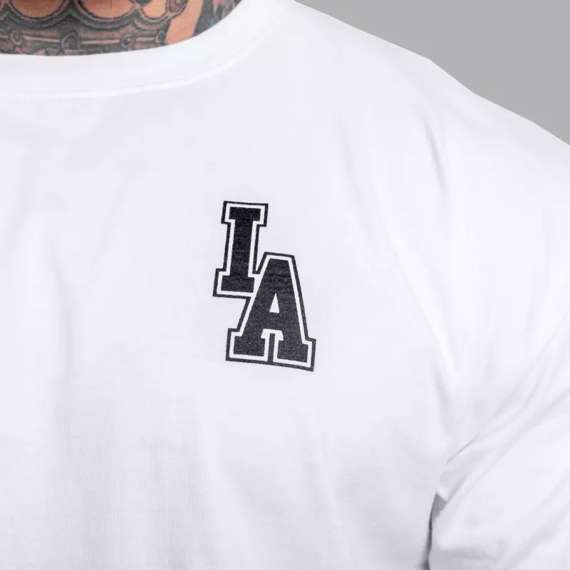 Tricou oversize Iron Aesthetics College, alb-7