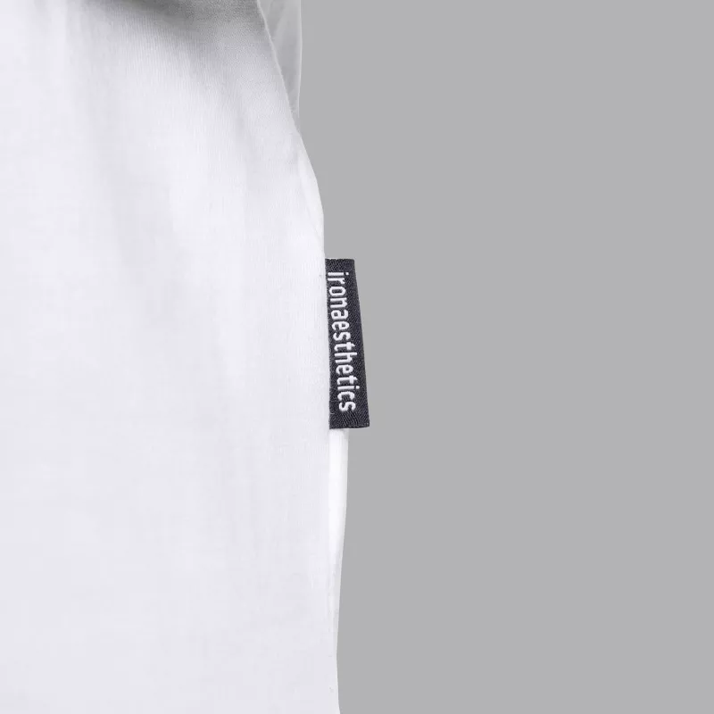 Tricou oversize Iron Aesthetics College, alb-8