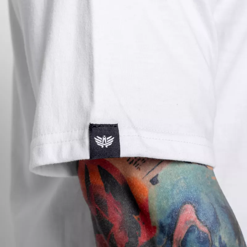 Tricou oversize Iron Aesthetics College, alb-9
