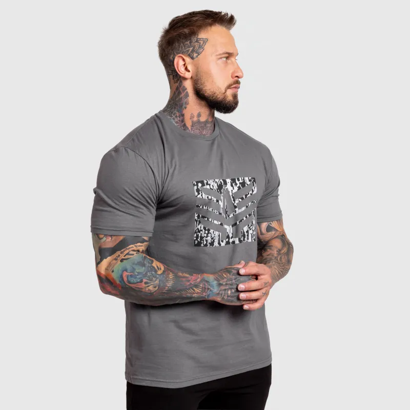 Tricou bărbați Iron Aesthetics Tactical, gri-3