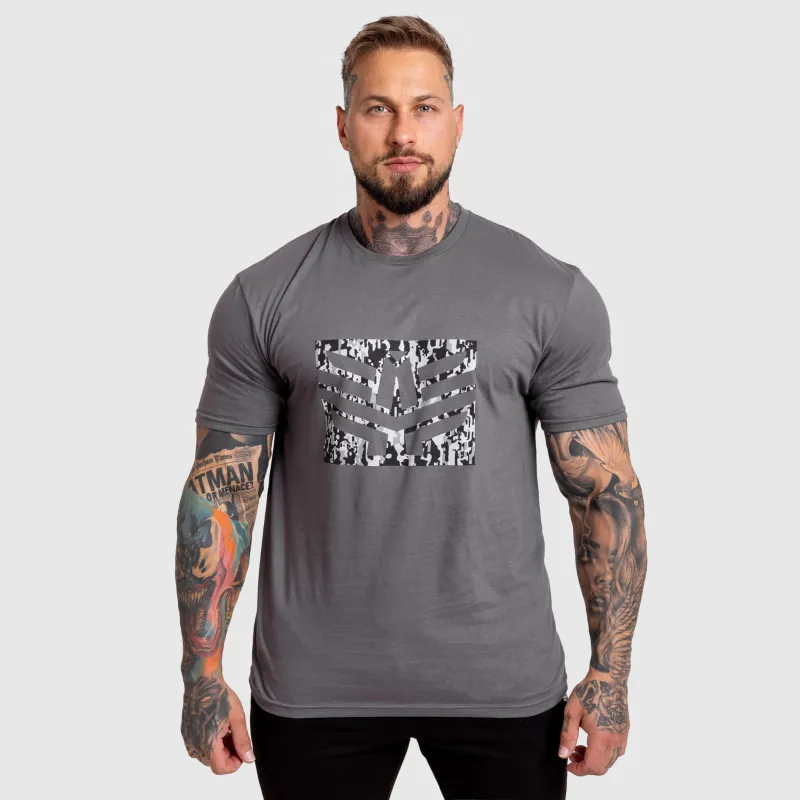 Tricou bărbați Iron Aesthetics Tactical, gri-1