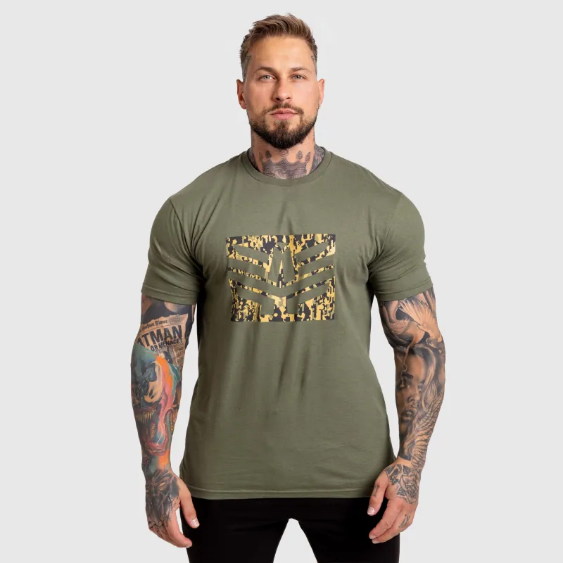 Tricou bărbați Iron Aesthetics Tactical, verde-1