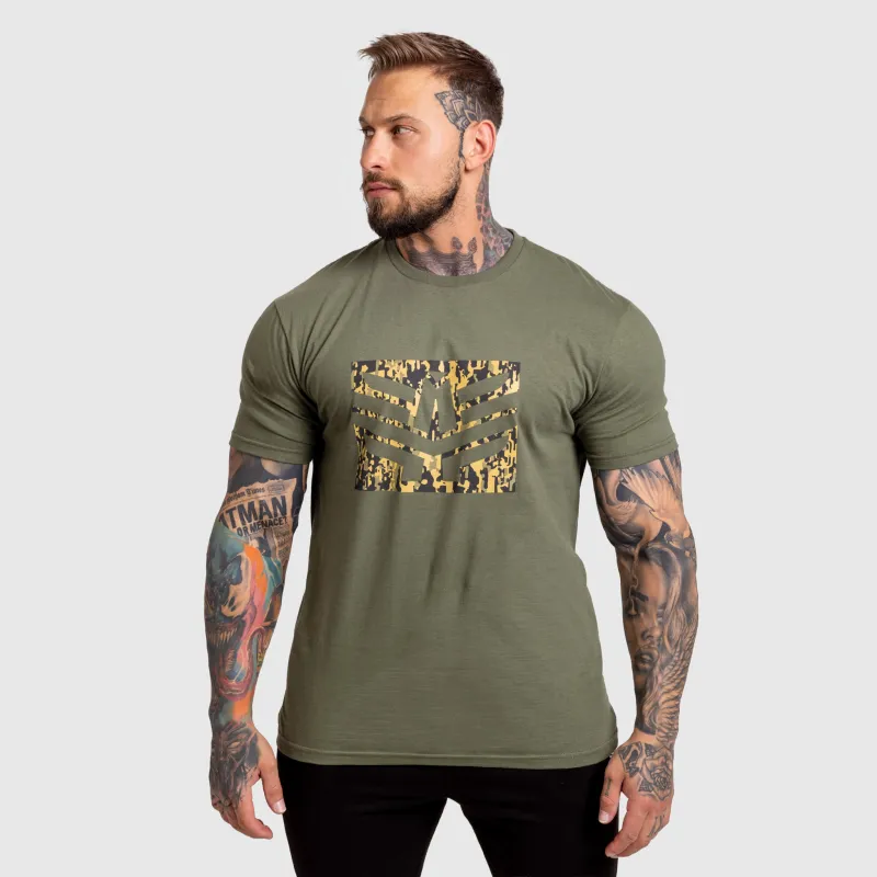 Tricou bărbați Iron Aesthetics Tactical, verde-4