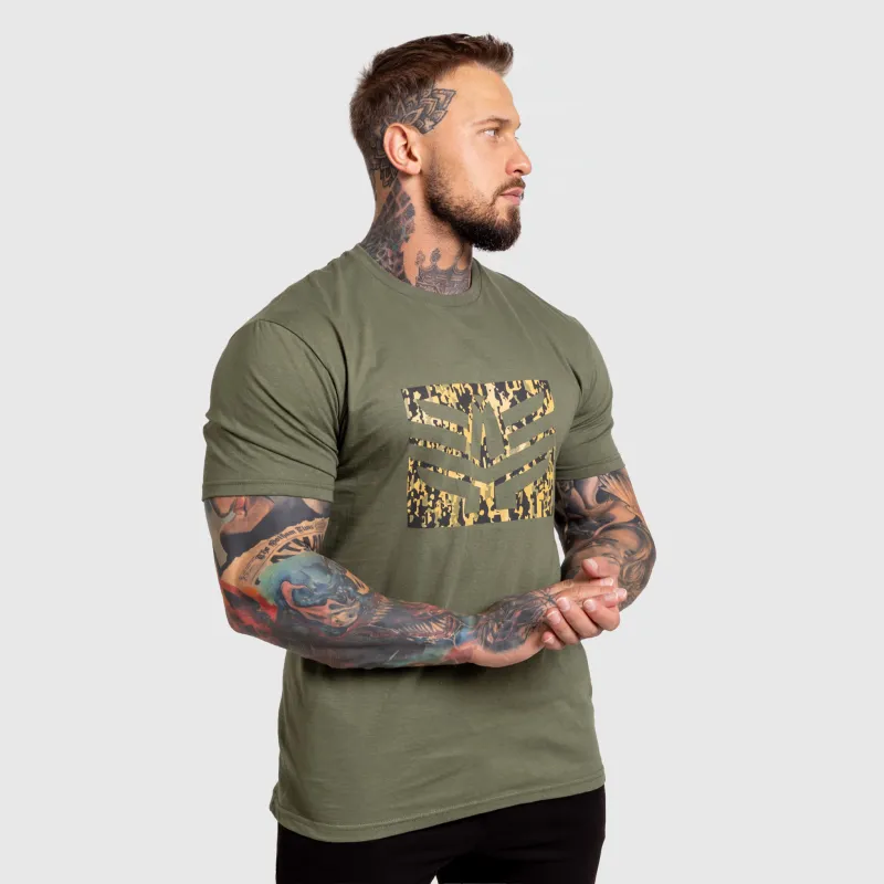 Tricou bărbați Iron Aesthetics Tactical, verde-6