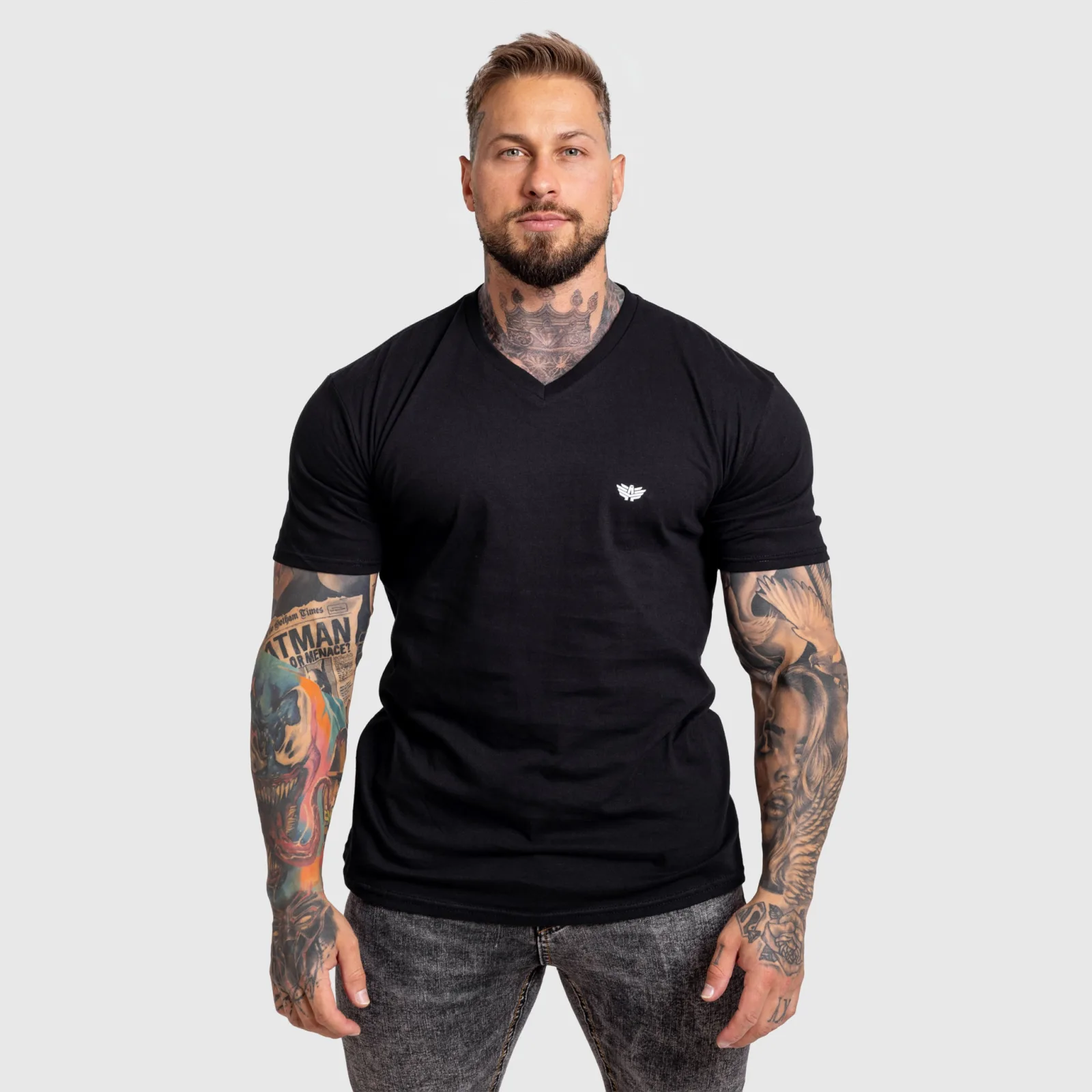 Tricou bărbați Iron Aesthetics Imperial, negru-1