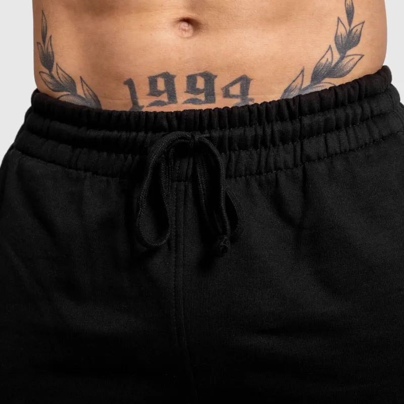 Pantaloni de trening jogger bărbați Iron Aesthetics Snap, negri-9