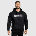 Hanorac cu glugă Iron Aesthetics Frontline, negru