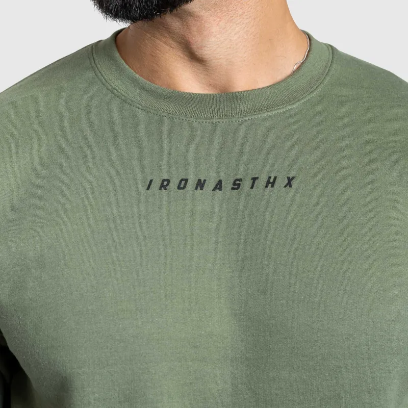 Hanorac bărbați Iron Aesthetics Unit, verde-7
