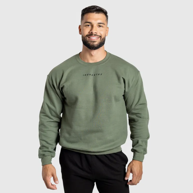 Hanorac bărbați Iron Aesthetics Unit, verde-1