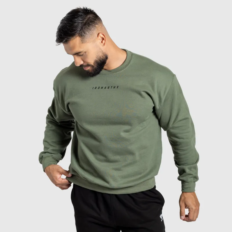 Hanorac bărbați Iron Aesthetics Unit, verde-4