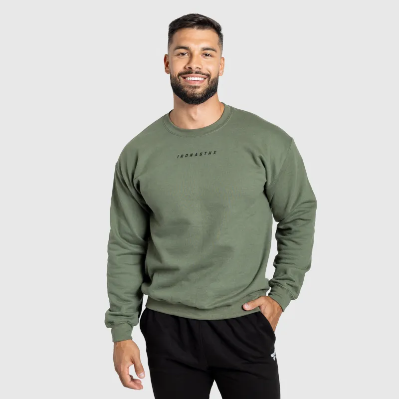 Hanorac bărbați Iron Aesthetics Unit, verde-3