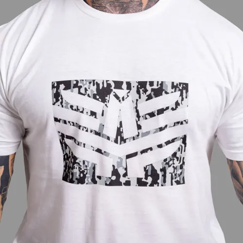 Tricou bărbați Tactical, alb