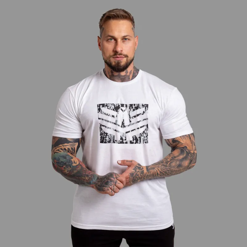 Tricou bărbați Iron Aesthetics Tactical, alb-5