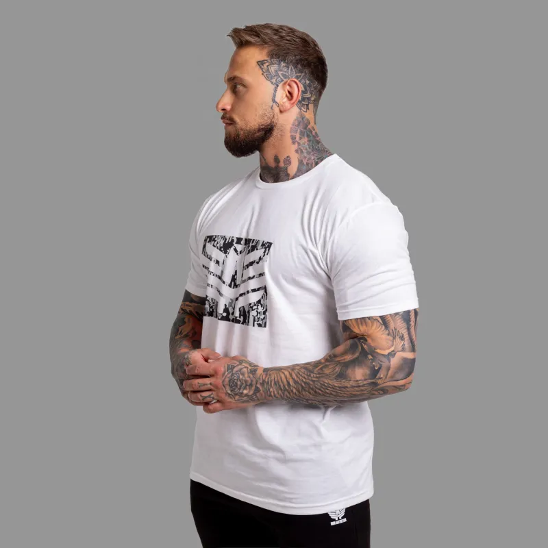 Tricou bărbați Iron Aesthetics Tactical, alb-4