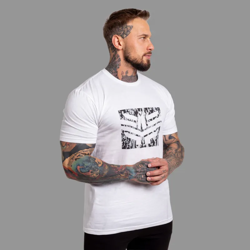 Tricou bărbați Iron Aesthetics Tactical, alb-3