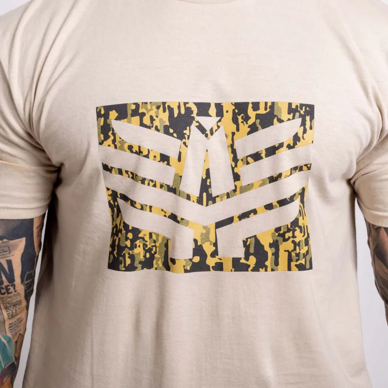 Tricou bărbați Iron Aesthetics Tactical, sand-2