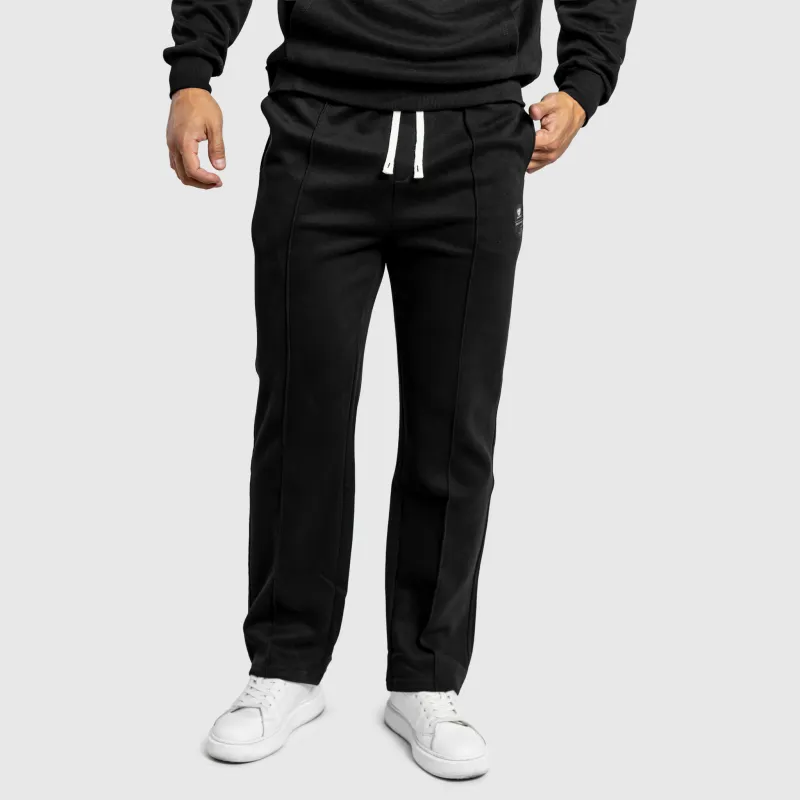 Pantaloni de trening bărbați Iron Aesthetics Prestige, negri-6