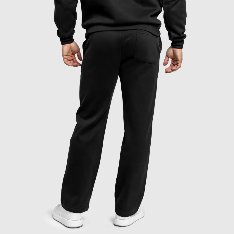 Pantaloni de trening bărbați Iron Aesthetics Prestige, negri-4