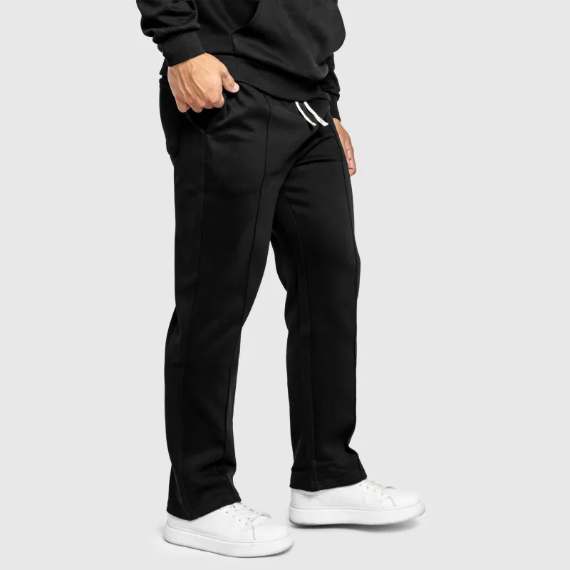 Pantaloni de trening bărbați Iron Aesthetics Prestige, negri-8