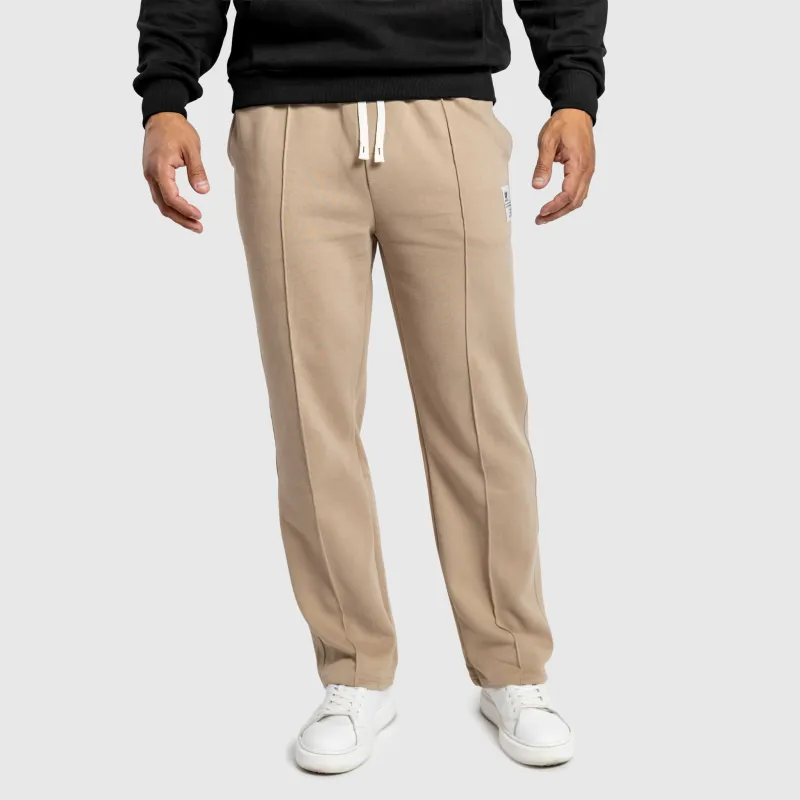 Pantaloni de trening bărbați Iron Aesthetics Prestige, bej-3
